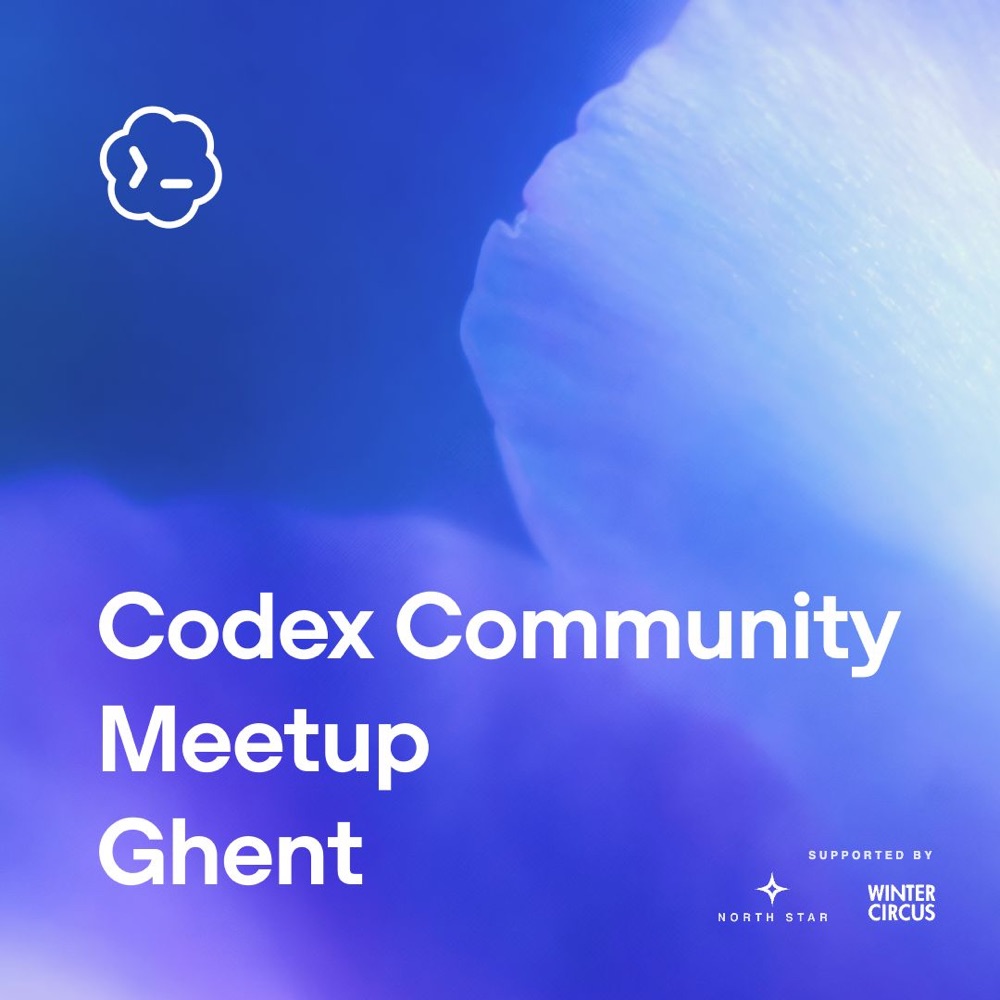 Belgium’s first OpenAI Codex meetup